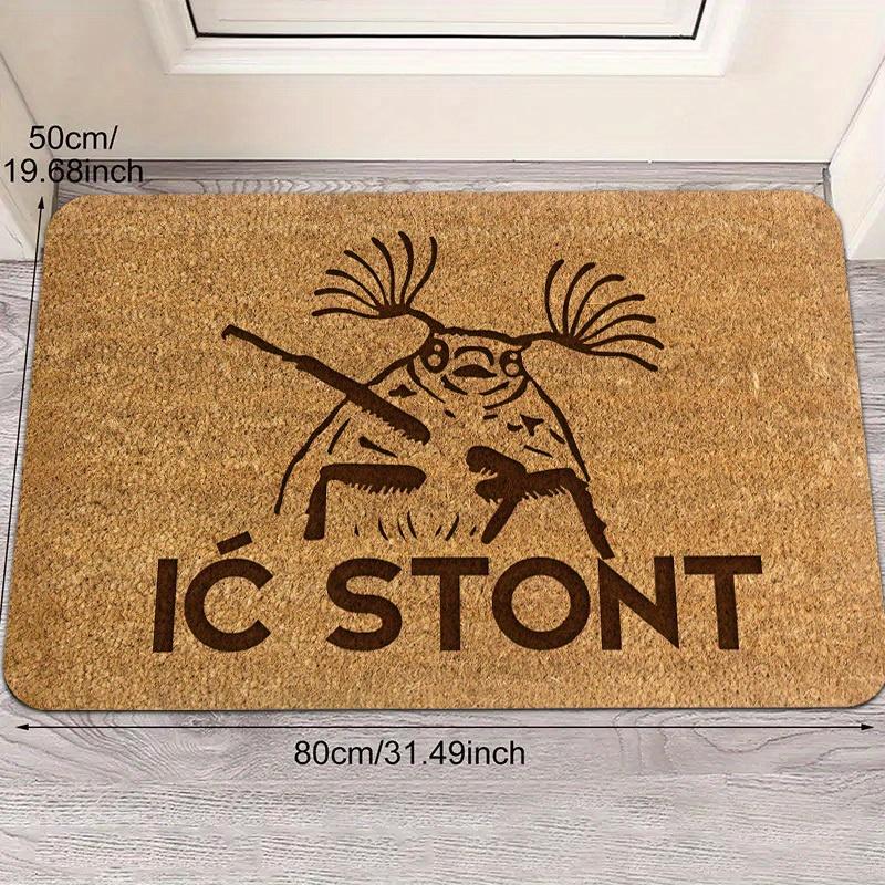 Speels Creatuur Patroon Deurmat Comfortabele Geluiddempende Entree Hal Mat Badkamertapijt Woondecoratie 40x60cm 16x24inch