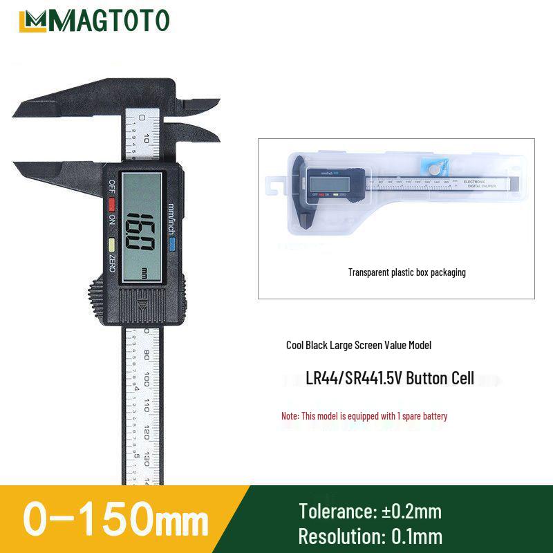 Manliang Digitaler Messschieber mit Kohlefaser zur Armbandmessung