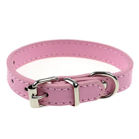 Pure Color Pet Puppy Collar Neck Buckle