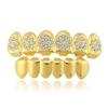 18K Gold Plated Diamond Hip Hop Grill – European Hot Seller for Christmas Performances