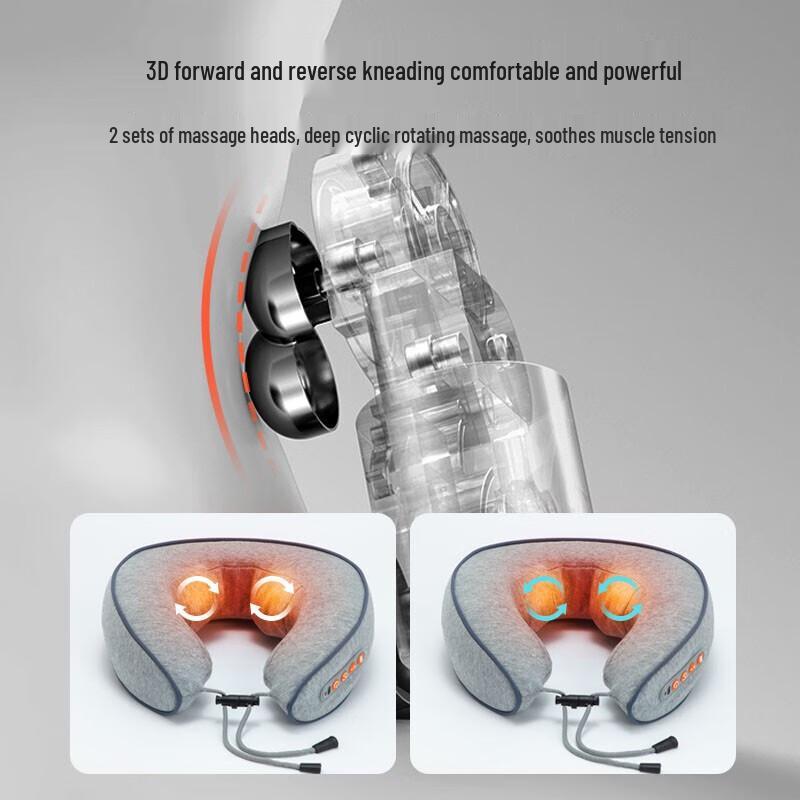 Cervical Neck & Trapezius Massager Pillow with Heat