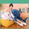 Cozy And Soft Whale Stuffed Animal Pillow For Kids Ideal Birthday Present