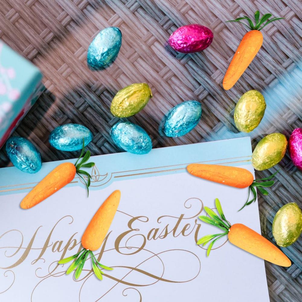 Easter Carrots Foam Hanging Decorations Artificial Carrots Ornament