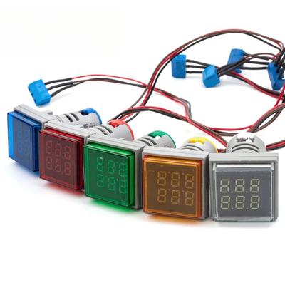 22MM LED Rund/Quadratisch Digitaler Zähler 6 Ziffern 0-999999 AC 220V-380V Elektronischer Signal-Summierer Panel-Zähler