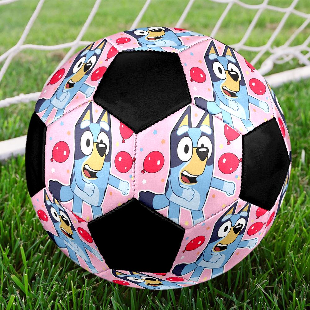 Bluey Theme Size 5 Soccer Ball, Suitable for Both Indoor and Outdoor Matches, a Gift Suitable for Everyone.
