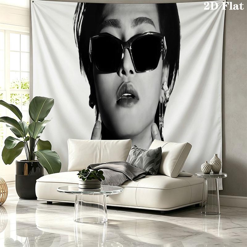 Seonghwa Wall tapestry, aesthetic printed fabric blanket, suitable for bedroom, living room, and home decor.