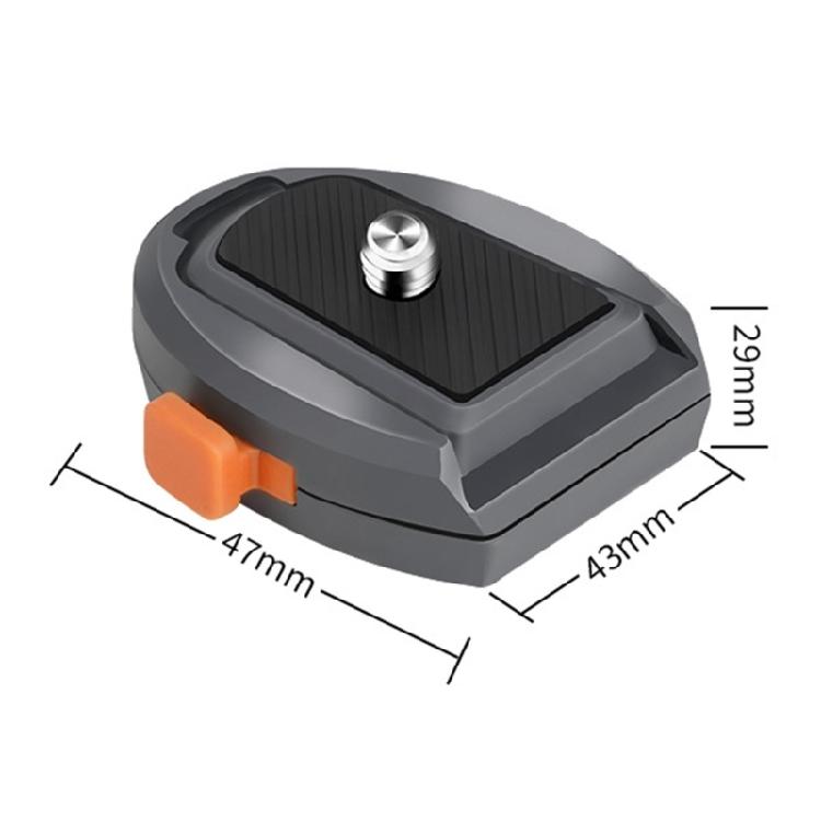 Camera Quick Change Plate Multi Purpose Mounting System Slip Universal Compatibility ABS Build