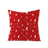 New Christmas Pillow Cover Printed Decorative Cushion Cover Home Sofa Cushion Linen Sofa Back