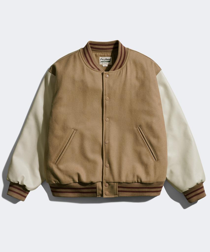 Perstep Becoming Varsity Jacket Beige/Cream Juot4592