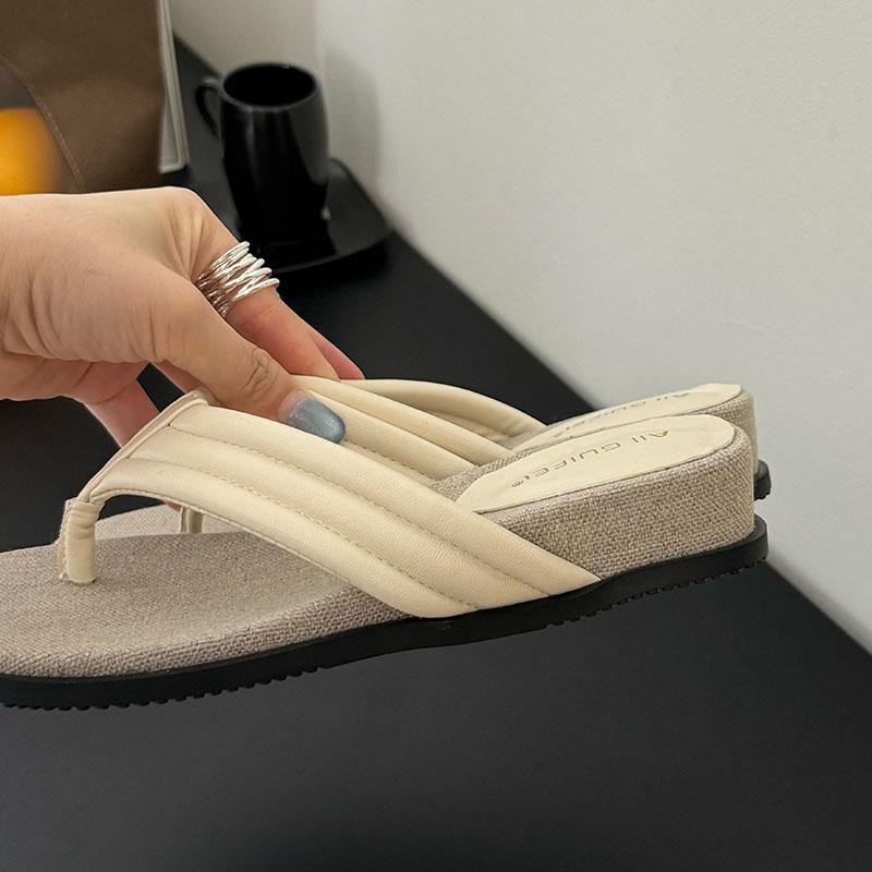 Mode Niedrig Absatz Schuhe Damen Keile Hausschuhe Schuhe Mode Runde Zehenpartie Weibliche Pantoletten Damen Keile Hausschuhe Schuhe Zehensandalen Pumps