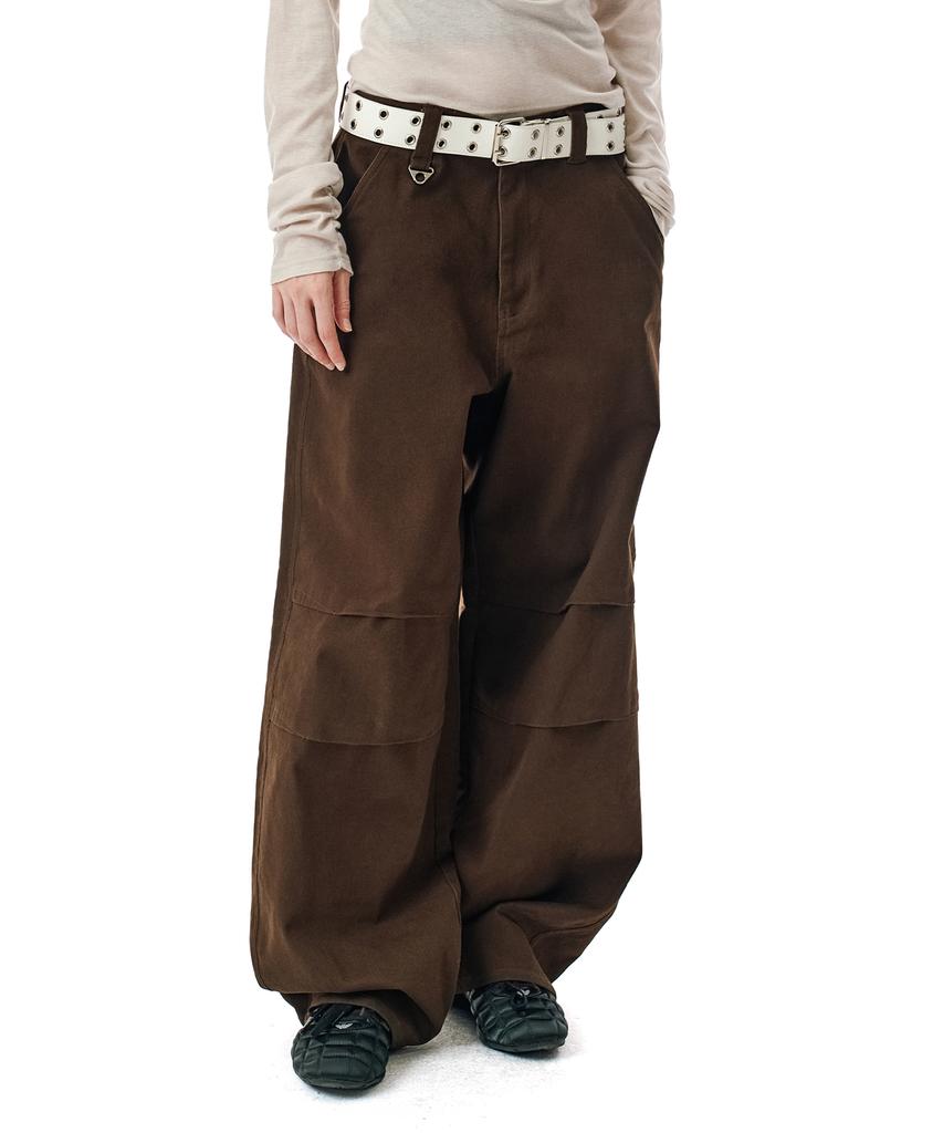 Sekeonmonollogeu Cotton Bolt Work Pants [Brown]_Sept081Brownsept069Brown