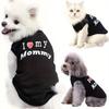 Dog Vest I Love My Mommy Daddy Puppy T-Shirt Summer Sleeveless Pet Clothing for Small Medium Dogs Cats Apparel