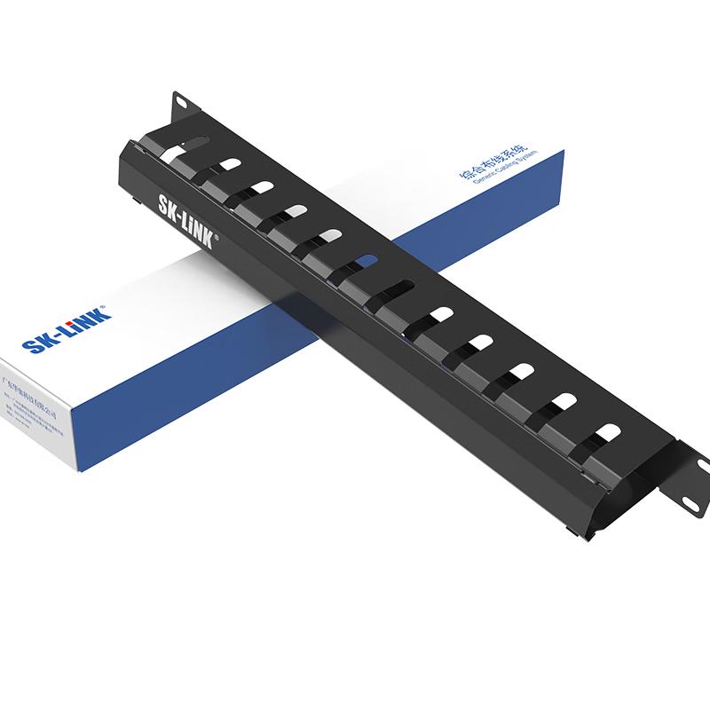 SK-LINK 19-inch 1U Rack Mount Cable Management Panel