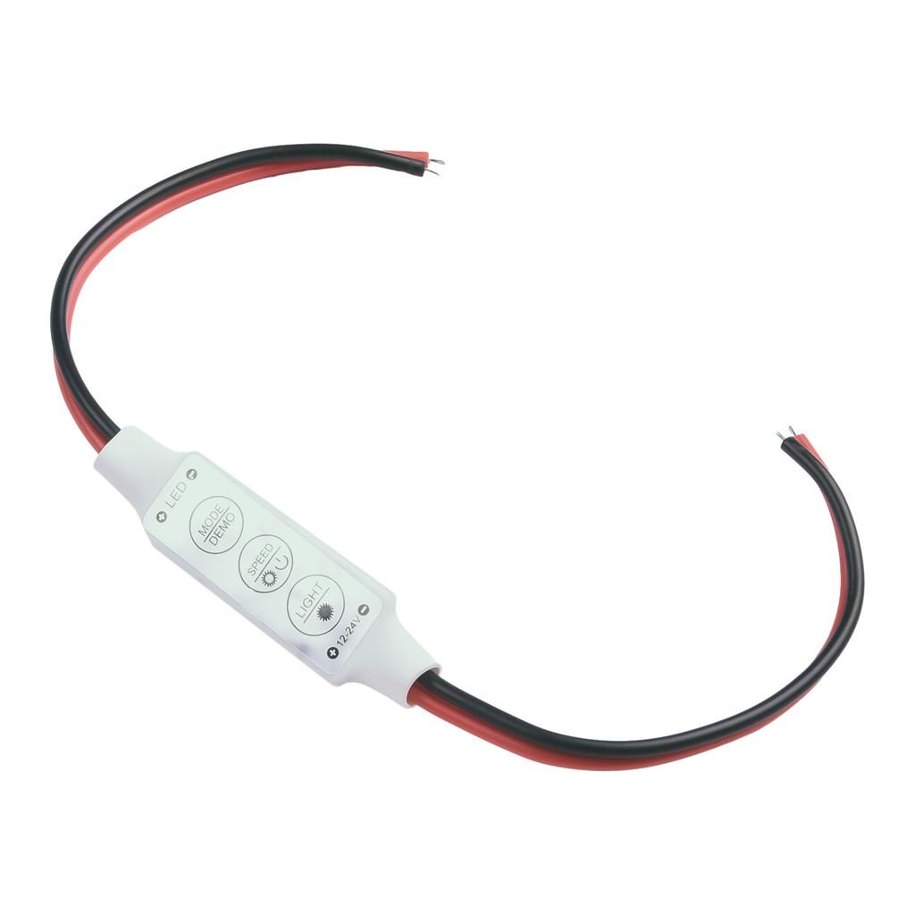 DC 12V Strip Light On off Switch Mini Replacement 5 Modes Accessories Controller Decoration For 3528 5050 5630