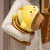 Shark Hat Capybara Plush Toy Simulation Animals Headband Doll Cute Doll Capibara Anime Fluffy Toy Soft Capybara Plush Doll