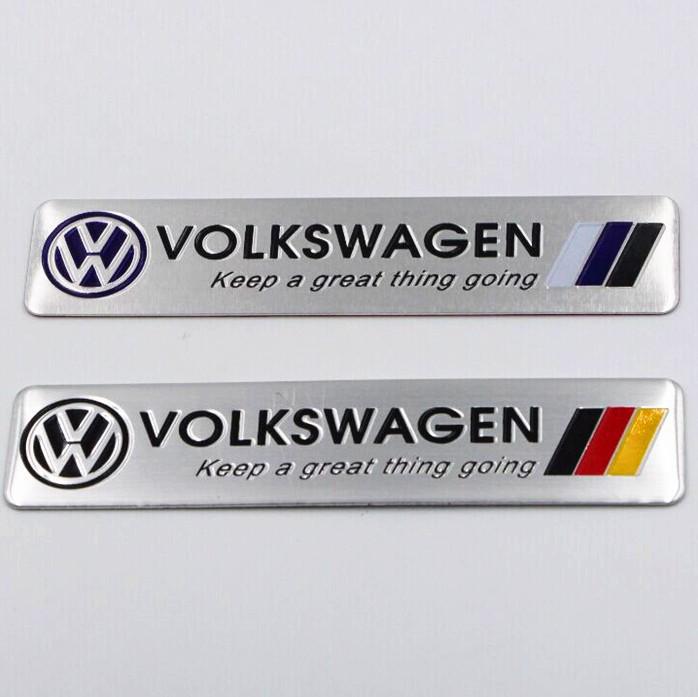 Volkswagen Custom Car Stickers: Personalized Decals, Metal Badges, Aluminum Stickers, Tail Labels, Multi-logo Options