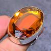 Citrine Gemstone 925 Sterling Silver Jewelry Ring Size 8