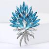 Stylish And Elegant Alloy Big Torch Brooch, High-End Temperament Women'S Suit Coat Corsage Jewelry Pin