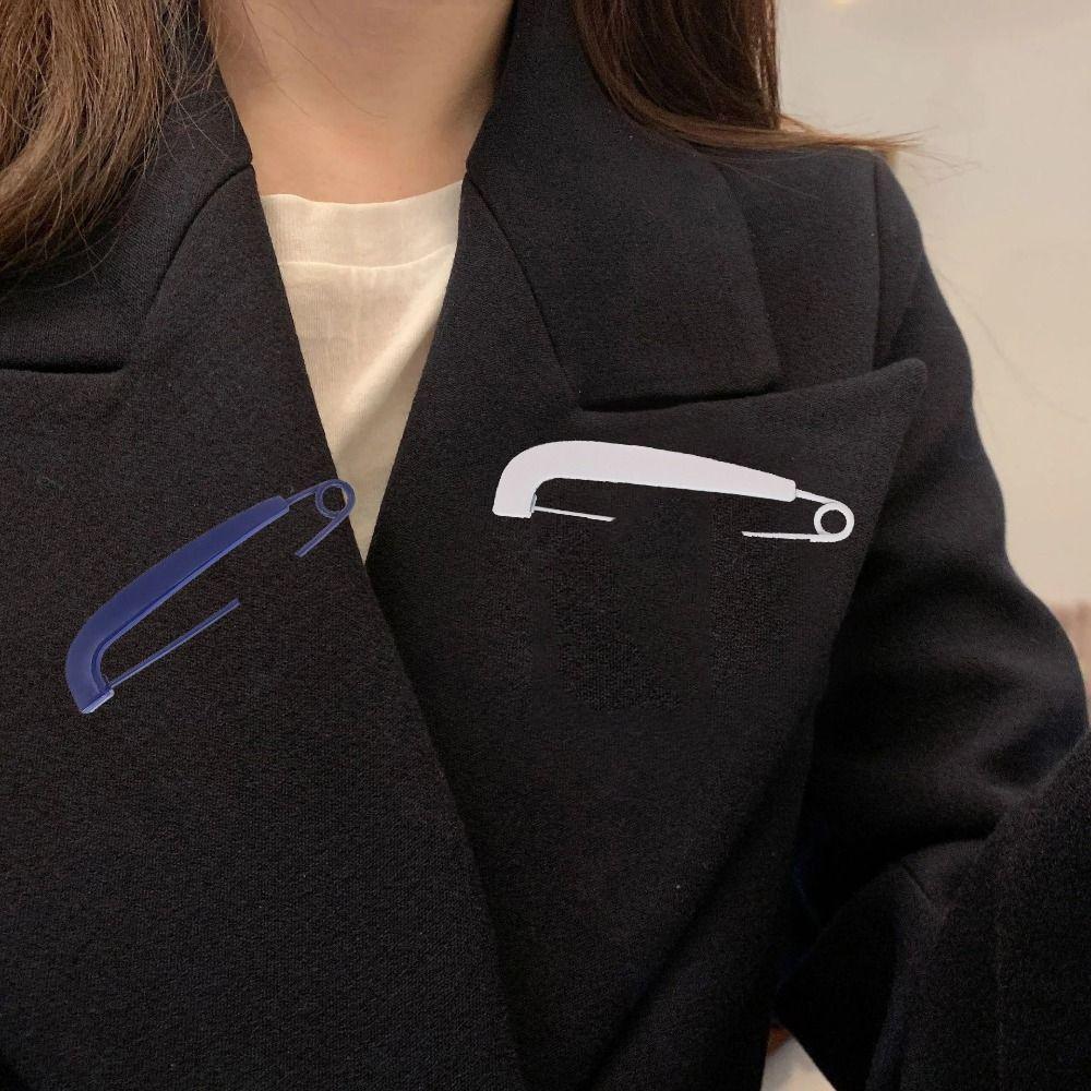 Silk Scarf Buckle Corsage Brooch Korean Style Sweater Pants Pin Trendy Fluorescent Pin Women