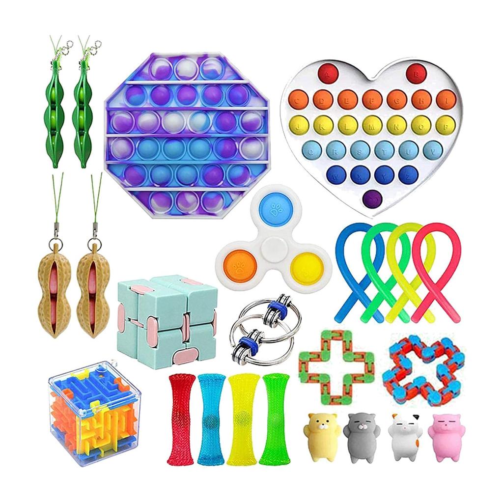 Sensory  Toy Set for Kids or Adults, Hand Toy for Stress, Anxiety Relief