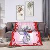 Diddl Cartoon Red LOVE Blankets Quality Soft  Throw Blanket Winter Travel Couch Bed Comfortable Bedspread