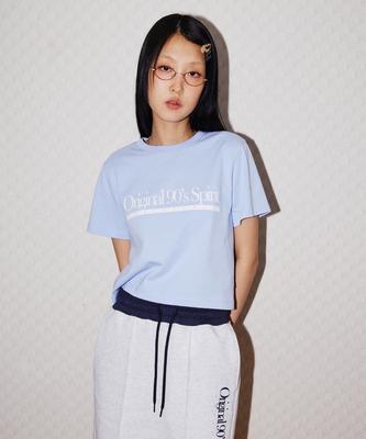 1993STUDIO Original 90S Regular T-Shirt_Sky Blue