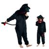 Kigurumi Kids Black Dragon Animal Pajamas Children Sleepwear Girls Boys Onesies Cosplay Costumes for Christmas Halloween Party