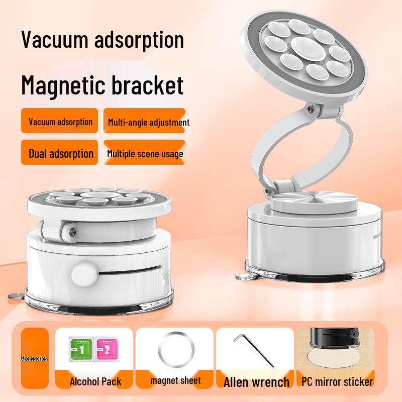 

360° Rotating Car Magnetic Phone Holder with Double Suction Cups