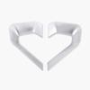 ABS Chrome Car Stickers Central Console Side Decoration U Shape Frame Trim for Land Rover Range Rover Evoque 2012-2018 Accessory