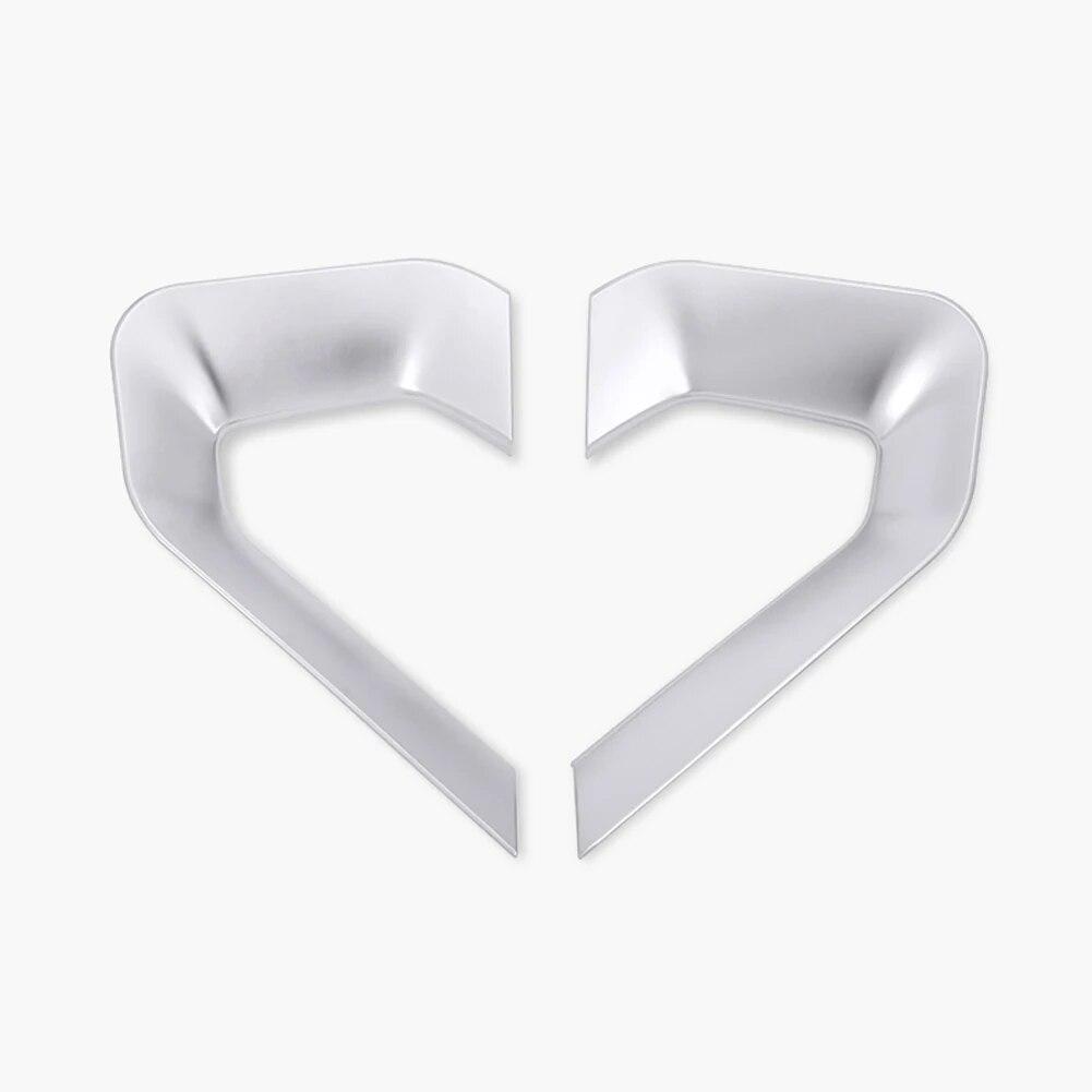 ABS Chrome Car Stickers Central Console Side Decoration U Shape Frame Trim for Land Rover Range Rover Evoque 2012-2018 Accessory