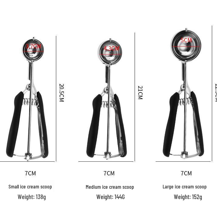 304 Stainless Steel Ice Cream and Fruit Dessert Spoon