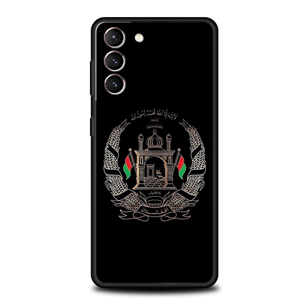 Afghan Afghanistan Flag Phone Case For Samsung Galaxy S23 Ultra S22 S21 S20 FE 5G S10 S10E S9 S8 Plus Note 10 20 Cover Bumper