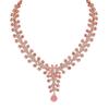 Atasi International Diamond Necklace Jewellery Set for Women with Earrings and Maang Tikka for Wedding, Party,