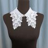 Outer Front Button-Up Shirt Collar Korean Version White Shirt Collar Versatile Hollow Lace Collar Fake Collar Niche Decorative Collar
