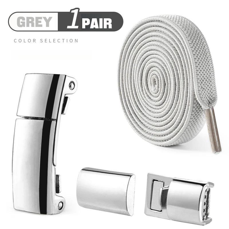 Magnetic Lock Shoelaces Without Ties Flat Elastic Shoe Laces Sneakers Boots No Tie Shoelace Rubber Bands for Shoes Accessories