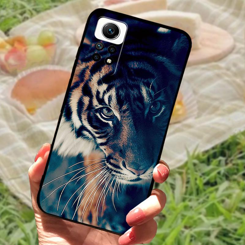 For Redmi Note 12 Pro 4G Case Silicone Soft Marble Black Bumper Funda Coque For Xiaomi Redmi Note 12 Pro Protective Phone Cover