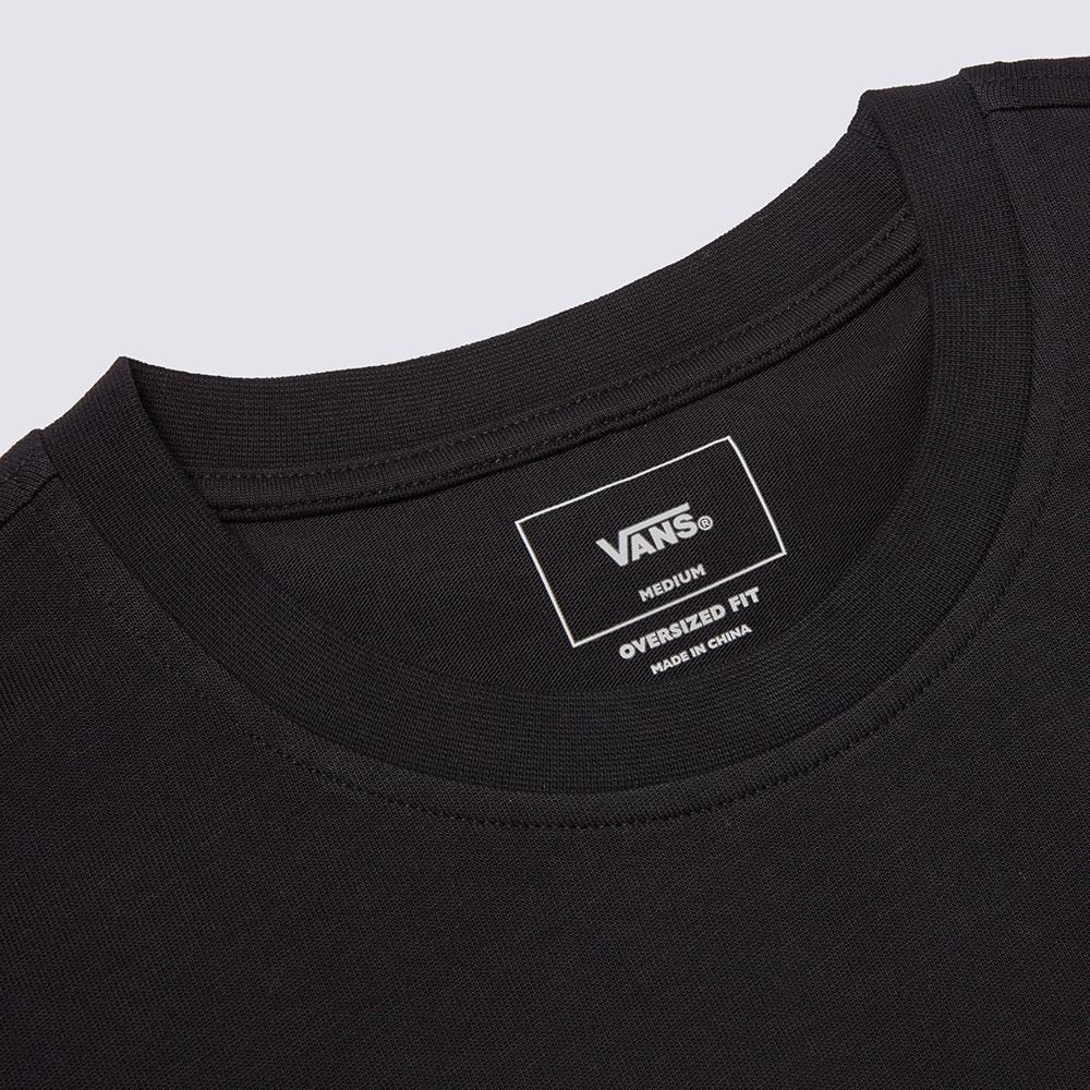 Vans Asian Artist Series Comfortable Fashionable Simple Versatile Short Sleeve T-Shirt Unisex Tops Black VN000QF4BLK1