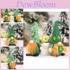 St. Patrick's Day Green Hat Doll Irish Shamrock Decoration Charming Fabric Figurine