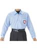 SSK Referee Long Sleeve Mesh Powder UPW015 Shirt, Blue, 2XO,