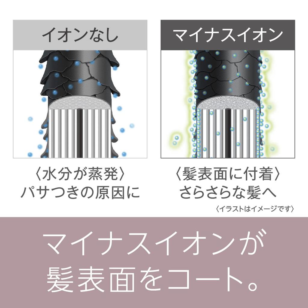 Panasonic Kuru Kuru Dryer Ionity Volume Up Black EH-KE4K-K