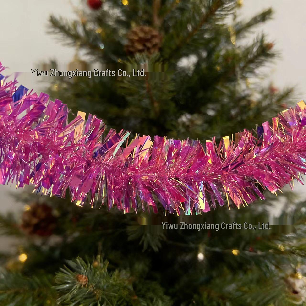 

Vibrant Festive Feather Garland for Christmas, Weddings & Mall Decor 9cm x 2m