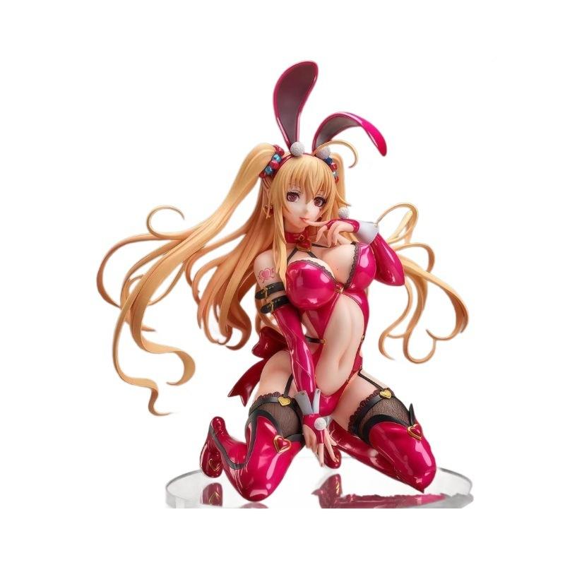 Native Binding Caroline Bunny Girl Anime Figure Soft Body Collectible Statue Desktop Ornament For Anime Manga Otaku Collectors
