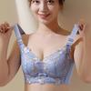 Embroidered Bra for Women Gathering and Collecting Accessory Bras Adjustable Bra Without Steel Rings