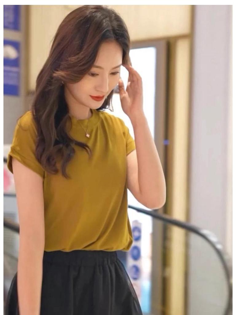 New Korean-Style Chic Batwing Sleeve Top