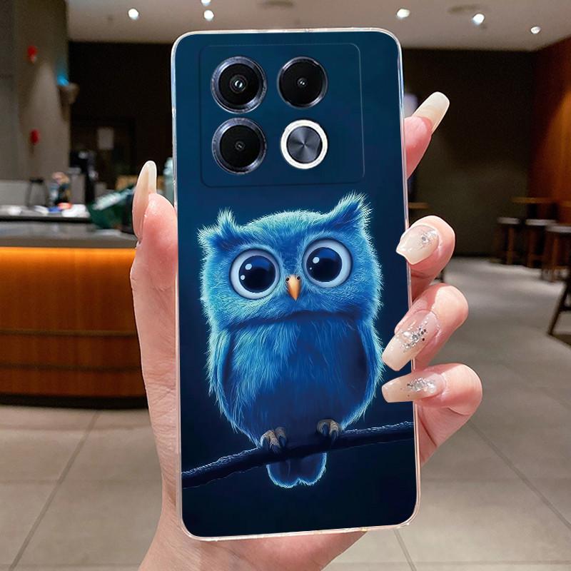 Unique Design Pattern Phone Case For Infinix Note 40 5G/X6851/X6852 Shockproof Soft Casing Soft TPU Transparent Back Cover