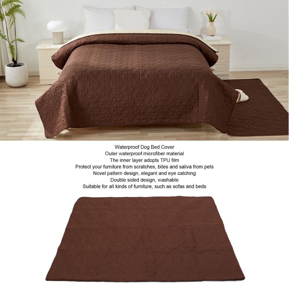Quilted Embossed Washable Pee Pad Non Slip Pet Sofa Cover Breathable Mattress Protector Mattress