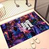 Grand Theft Auto VI Print Rug, Washable Floor Carpet, For Entryway Dorm Laundry Room Office Study, Home Decor Birthday Christmas Gift