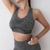 Reggiseno Sportivo da Yoga a Pois ad Asciugatura Rapida da Donna con Imbottiture - Top Fitness Antiurto, Traspirante e di Supporto con Elegante Design sulla Schiena