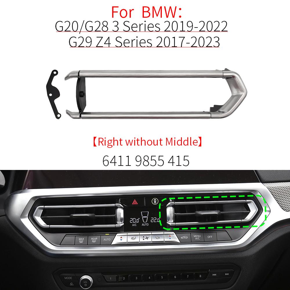 Para BMW G20 G29 G01 Grelha do Difusor de Ar Frontal do Carro Clipe Peças de Acabamento Kits de Reparo da Saída de Ar Condicionado Para BMW Série 3 320 323 X3 Z4 64119855415