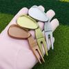 Magnetic Golf Green Fork Spacecraft Golf Ball Marker Golf Accessories Golf Ball Fork  Golf Club